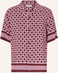 Sandro - Resorthemd Slim Fit aus Satin - Lyst