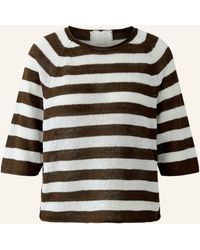 Ouí - Strickshirt aus Leinen mit 3/4-Arm - Lyst