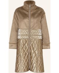 MARC AUREL - Mantel im Materialmix - Lyst