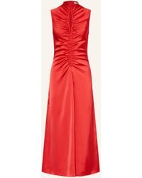 Sandro - Satinkleid mit Cut-out - Lyst