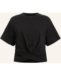 AllSaints - Cropped-Shirt MALLINSON - Lyst