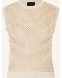 Marc Cain - Pullunder mit Glitzergarn - Lyst