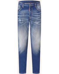 DSquared² - Destroyed Jeans SKATER JEAN Slim Fit - Lyst
