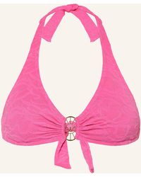 watercult - Neckholder-Bikini-Top SUPERNOVA mit Glitzergarn - Lyst
