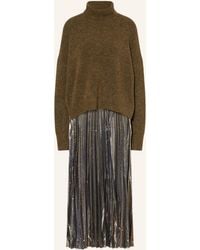 AllSaints - Set SPARK: Kleid mit Plissees und Rollkragenpullover - Lyst
