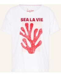 Ouí - T-Shirt mit Schmucksteinen - Lyst