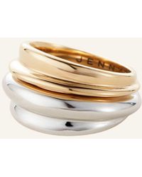 Jenny Bird - Ring LENNON RING SET TWO-TONE by GLAMBOU - Lyst