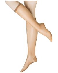 Falke Feinkniestrümpfe VITALIZE KNEE-HIGH 20 DEN - Natur