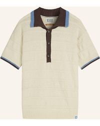 Scotch & Soda - Strick-Poloshirt Loose Fit - Lyst