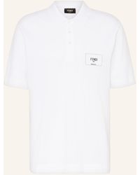 Fendi - Piqué-Poloshirt Comfort Fit - Lyst