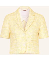 Rich & Royal - Cropped-Blazer aus Tweed mit Pailletten - Lyst