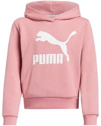 PUMA Hoodie CLASSICS T7 - Pink