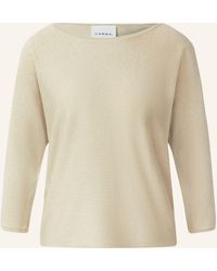 Comma, - Pullover mit 3/4-Arm und Glitzergarn - Lyst
