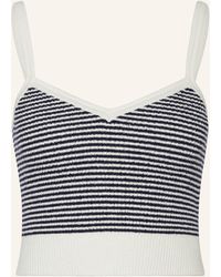 Sandro - Cropped-Stricktop - Lyst