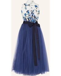 Sara Roka - Kleid im Materialmix - Lyst