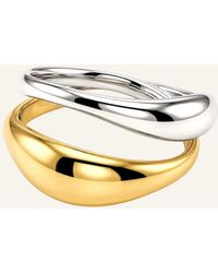 Pompidou - Ringe CHUBBY TWO TONE IN ONE by GLAMBOU - Lyst