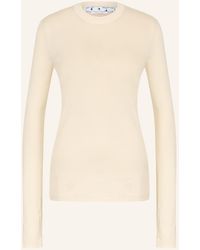 Damen Bekleidung Oberteile Langarm Oberteile Off-White c/o Virgil Abloh Synthetik Longsleeve in Gelb