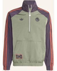 adidas Originals - FC BAYERN MÜNCHEN TERRACE ICONS JACKE MIT REISSVERSCHLUSS BIS ZUR BRUST - Lyst