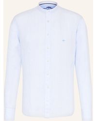 Fynch-Hatton - Leinenhemd Regular Fit mit Stehkragen - Lyst