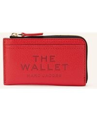Marc Jacobs - Geldbörse THE LEATHER TOP ZIP MULTI WALLET - Lyst