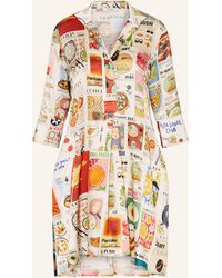 Unbreak.It - Seidenkleid mit 3/4-Arm - Lyst