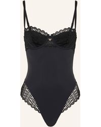 BOSS - String-Body GUIPURE mit Cut-out - Lyst