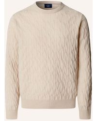 Hackett - Pullover LAMBSWOOL CABLE CREW - Lyst