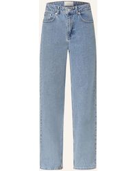 Neo Noir - Straight Jeans SIMONA mit Schmucksteinen - Lyst