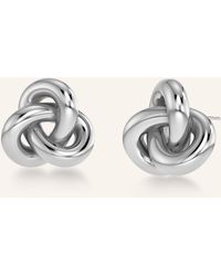 Edblad - Ohrstecker INFINITY KNOT STUDS L - Lyst