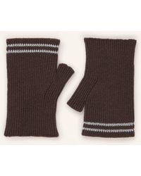 Herno - Handschuhe mit Glitzergarn - Lyst