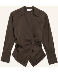 Comma, - Wickelbluse - Lyst