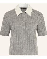 Maje - Strickshirt mit Schmuckperlen - Lyst