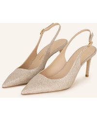 Stuart Weitzman - Slingpumps STUART POWER mit Schmucksteinbesatz - Lyst