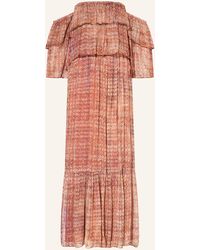 Ba&sh - Off-Shoulder-Kleid ROBBIE mit abnehmbaren Ärmeln - Lyst