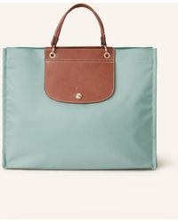 Longchamp - Shopper CABAS CANVAS TOTE BAG L - Lyst