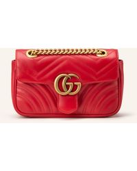 Gucci Umhängetasche GG MARMONT MINI - Rot