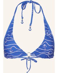 Seafolly - Triangel-Bikini-Top SETSAIL - Lyst