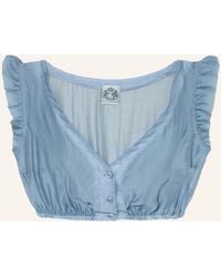 hammerschmid - Dirndlbluse EVELINE mit Rüschen - Lyst