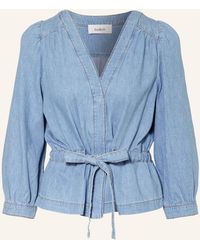 Ba&sh - Jeansbluse LAVINA mit 3/4-Arm - Lyst