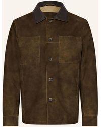 Milestone - Leder-Overjacket MSDAMIAN - Lyst