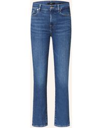 7 For All Mankind - 7/8-Jeans THE STRAIGHT CROP - Lyst