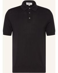 COS - Strick-Poloshirt mit Seide - Lyst