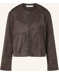Comma, - Jacke in Lederoptik - Lyst
