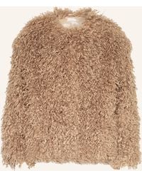 Mrs & HUGS - Kunstfell-Jacke - Lyst