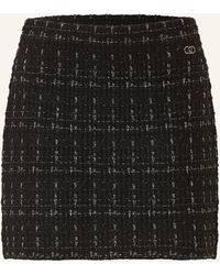 Liu Jo - Tweed-Rock mit Glitzergarn - Lyst