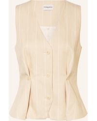 Claudie Pierlot - Blazerweste mit Leinen - Lyst