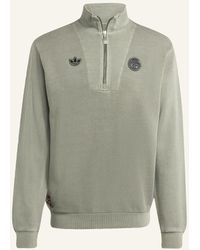 adidas Originals - FC BAYERN MÜNCHEN TERRACE ICONS TOM MIT REISSVERSCHLUSS BIS ZUR BRUST - Lyst