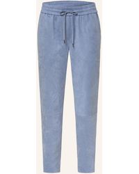 Juvia - 7/8-Hose in Lederoptik - Lyst