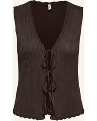 ONLY - Strickweste - Lyst