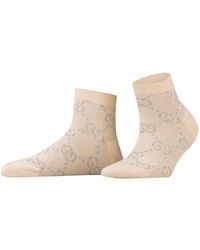 Gucci Socken mit Glitzergarn - Grau